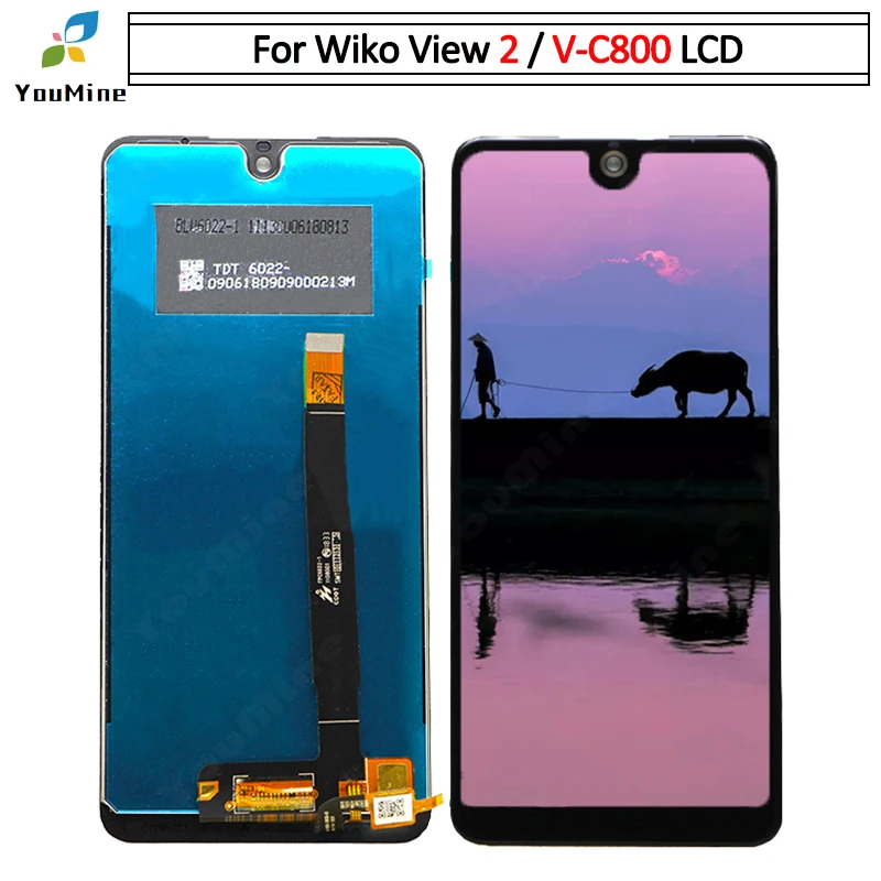 Новый 6-дюймовый ЖК-экран для Wiko view 2 ЖК-дисплей + дигитайзер сенсорного экрана в