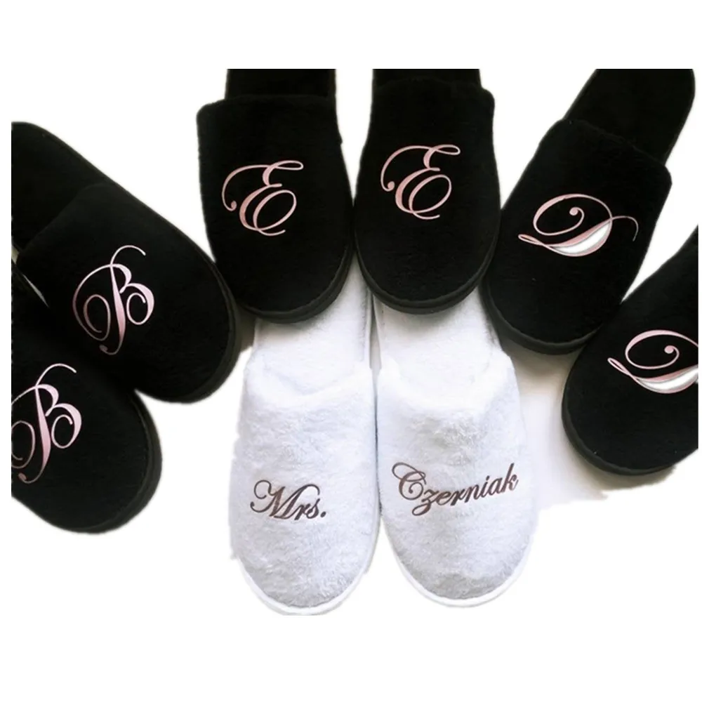 Индивидуальные уникальные свадебные тапочки для вечеринок взрослых невесты
