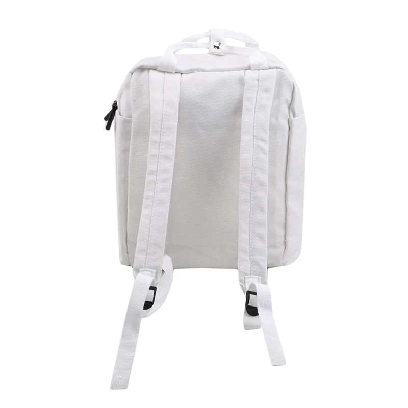 

Solid Color Backpack For Women 2020 Waterproof Canvas Multi Pocket Travel Backpacks Large Capacity School Bag For Teenage