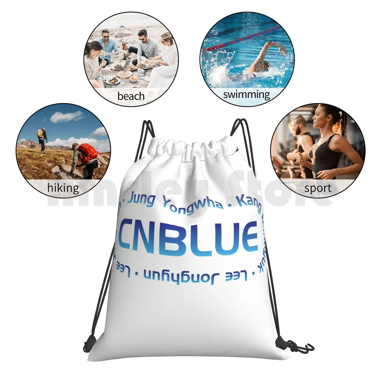 Женская водонепроницаемая Спортивная Сумка Cnblue Yongwha Jung Jonghyun Lee Minhyuk Kang