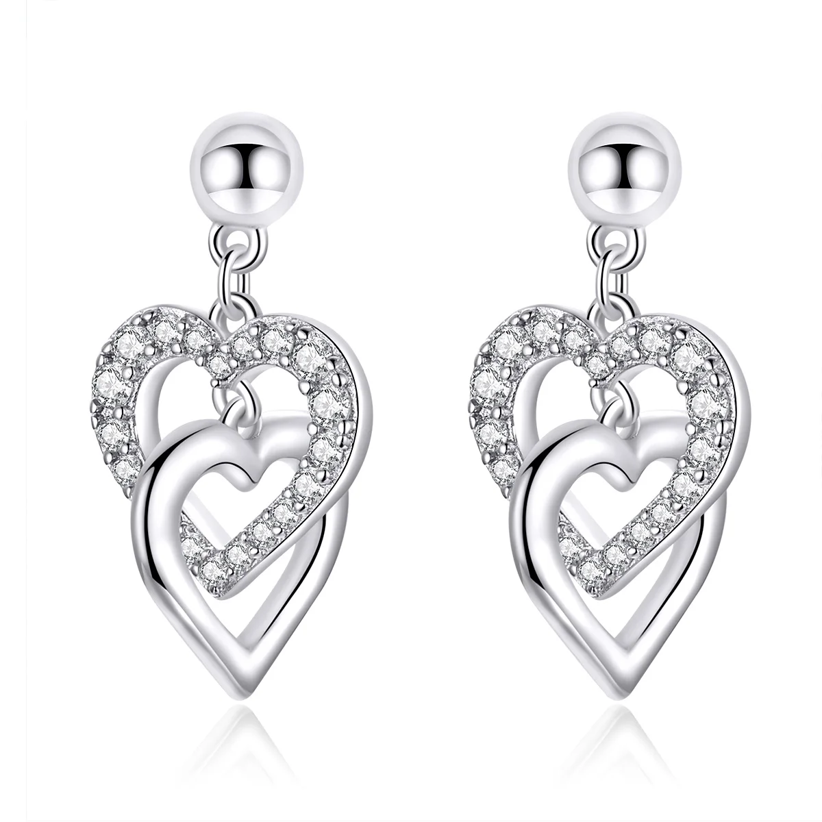 PE Statement Earrings Silver Big Geometric for Women Hanging Dangle Drop Earing Modern Jewelry | Украшения и аксессуары