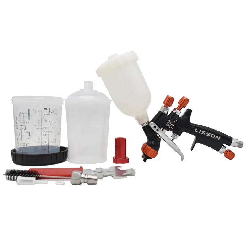 Мини-пистолет-распылитель LISSON 1 2 мм 250 мл чашка для Смешивания Краски см3