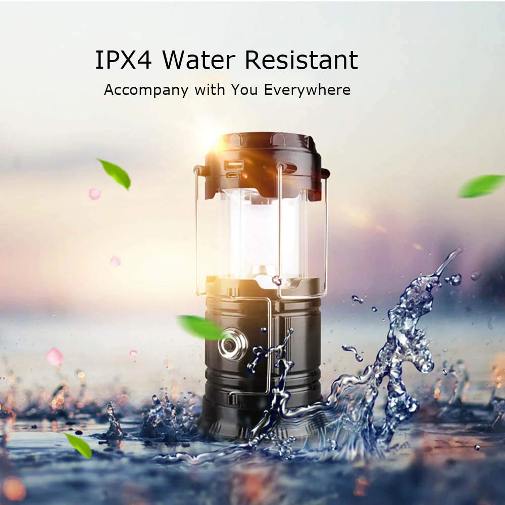 Lightingview светодиодный фонарь для кемпинга складной солнечная палатка осветительное оборудование для наружного туризма кемпинга