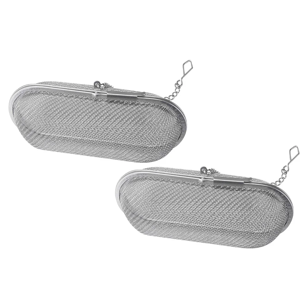 

2 шт. практичные приправы для чая, домашние чайные корзины, приправы, корзины (серебристые)