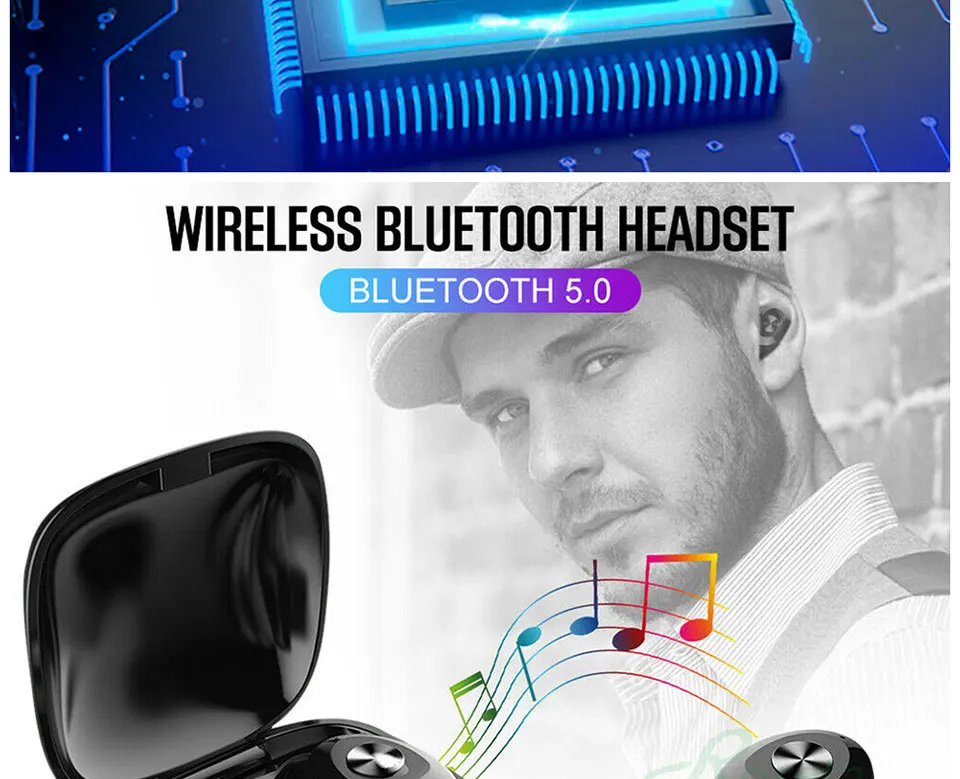 Roreta мини беспроводные наушники Bluetooth 5,0 Громкая связь вызов шумоподавление Гарнитура с затычки в уши для микрофона наушники для iPhone
