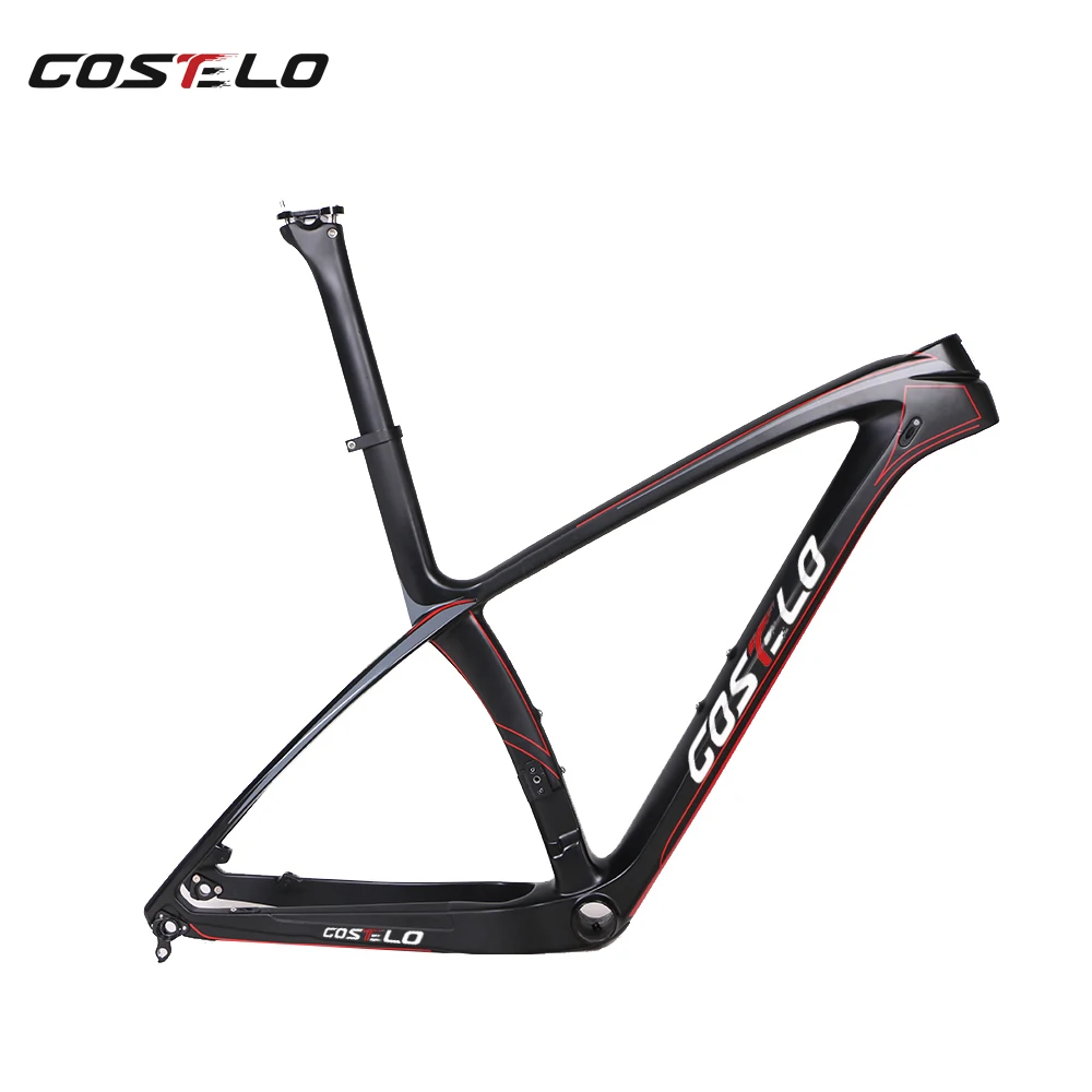 COSTELO 27,5 650B 9,9 Mtb рама для горного велосипеда карбоновая рама для велосипеда гарнитура Подседельный штырь mtb bici telai in carbonio velo