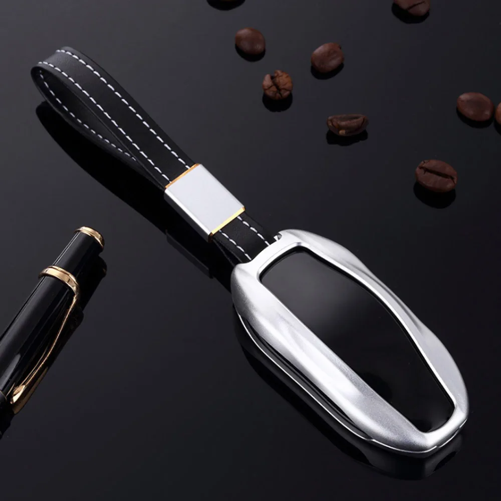 Для Tesla Модель S алюминиевый сплав корпус умного ключа крышка дистанционного