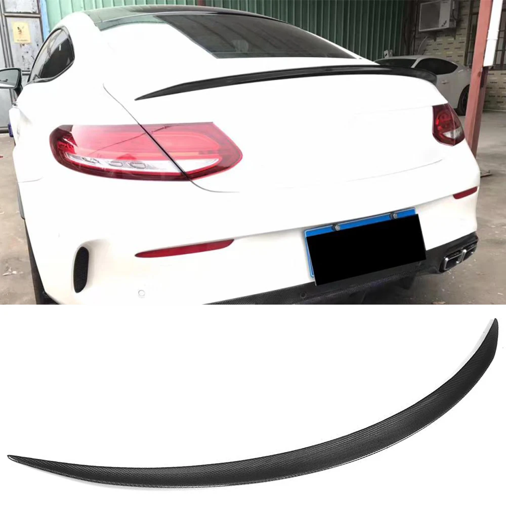 Для W205 спойлер заднего багажника крыла для Mercedes Benz C63 AMG Coupe 2 Door 15 17 задний багажник