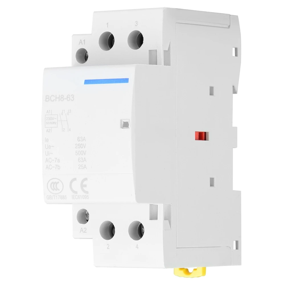 2P 25A AC 24V 220V/230V 50/60Hz контактор для дома 35mm DIN Rail Mount 2NO|Инверторы и конвертеры| |