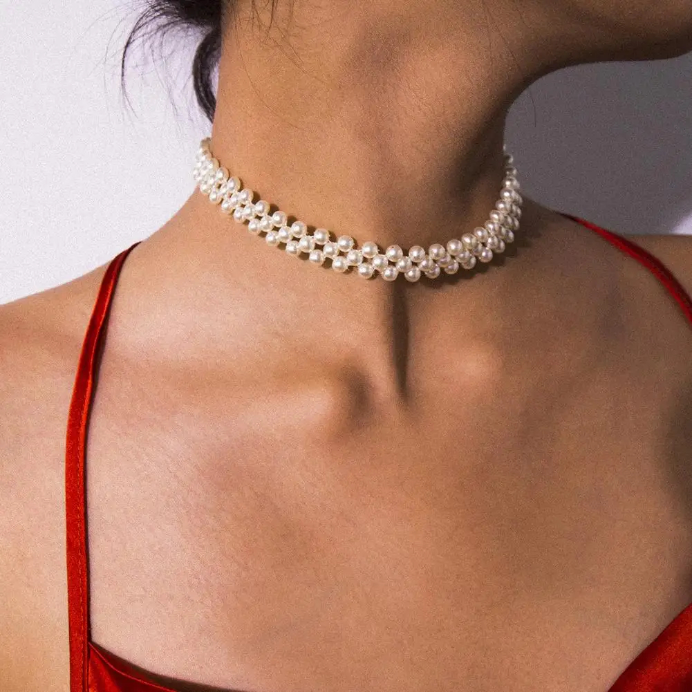 Женское винтажное ожерелье с искусственным жемчугом | Украшения и аксессуары