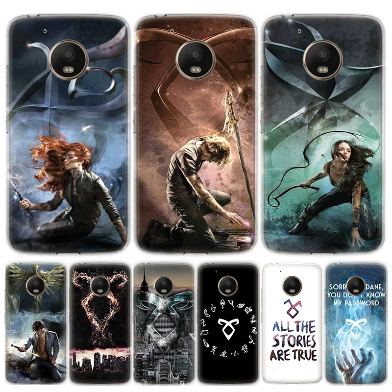 Чехол для телефона Shadowhunters Runes для Motorola MOTO G8 G7 G6 G5 G5S G4 E6 E5 E4 Plus Play Power One Action Soft Silicone TPU Cover.