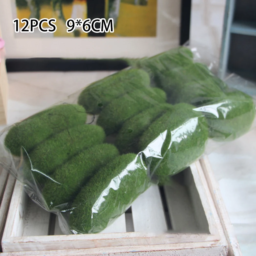 Искусственный мох искусственный камень реалистичный садовый декор пушистый