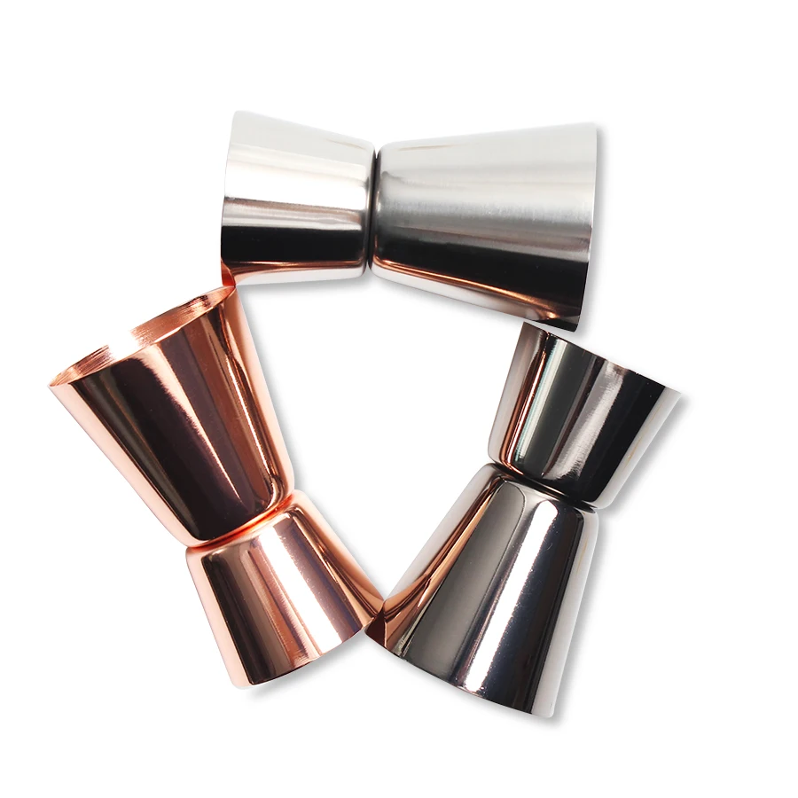 Double Sided Cocktail Jigger - Stainless Steel 15/30ML (0.5oz/1oz) Measuring Cup for Bartenders and Drink Mixing image 3