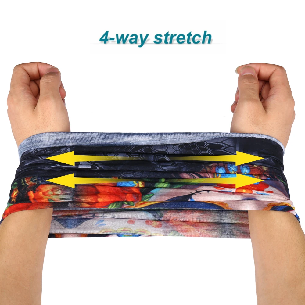 3D бесшовные шарфы Galaxy Magic Neck Gaiter Face Cover Sport Лыжная маска Рыбалка Велоспорт Туризм