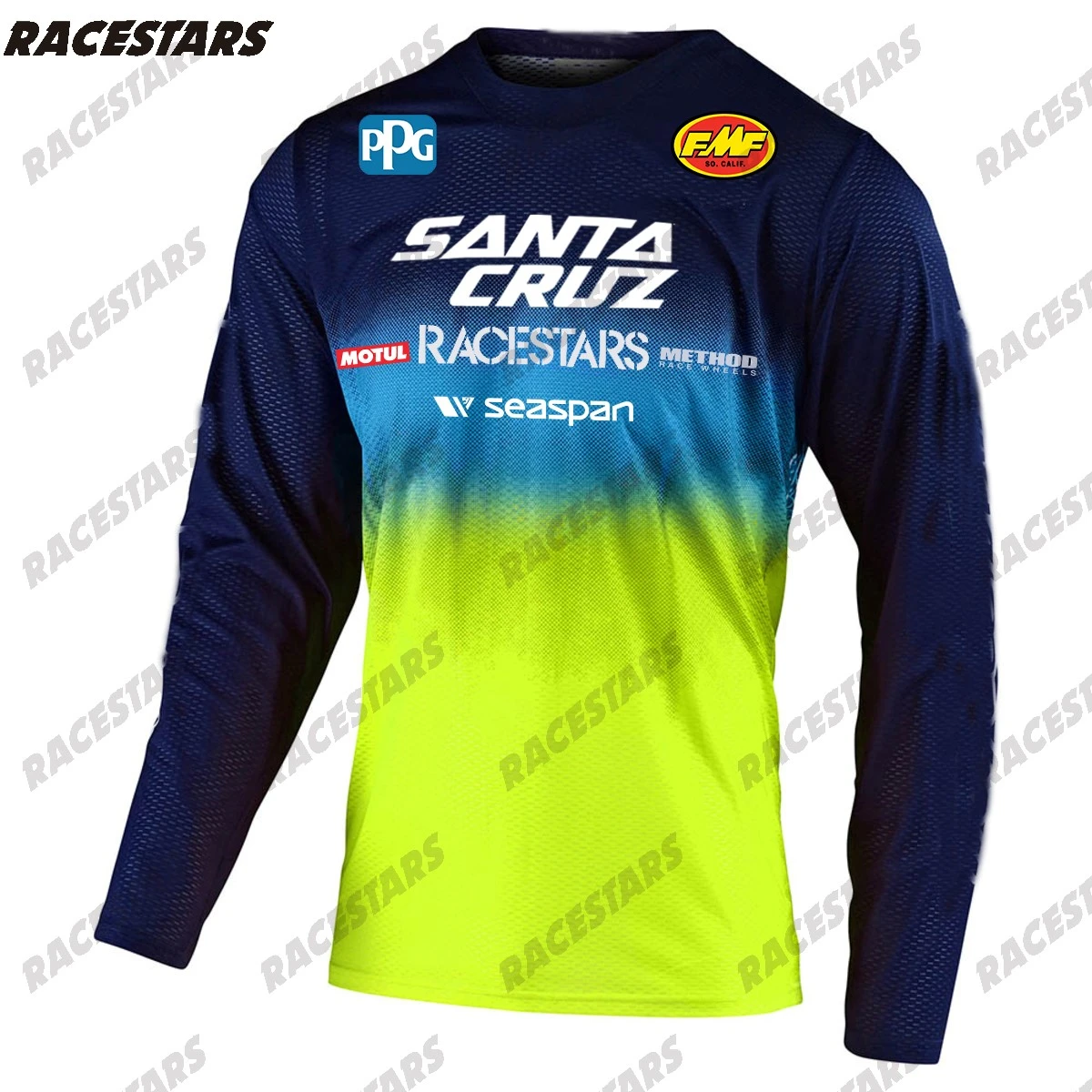 Горный велосипед SANTA CRUZ горный MX Джерси для езды по бездорожью с длинным рукавом