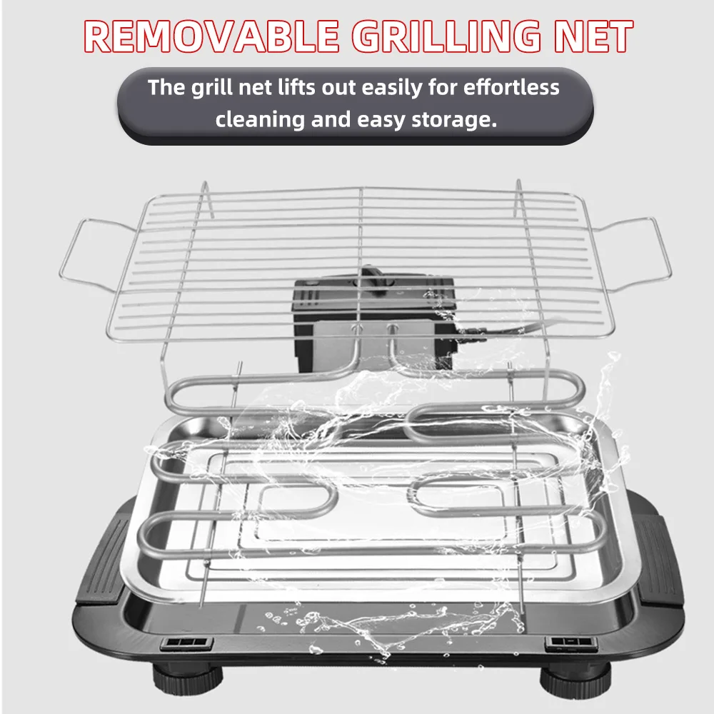 Цена 220 В бездымный Электрический гриль для улицы, для внутреннего использования, барбекю, плита, электрический гриль для барбекю, 5 передач, конт...