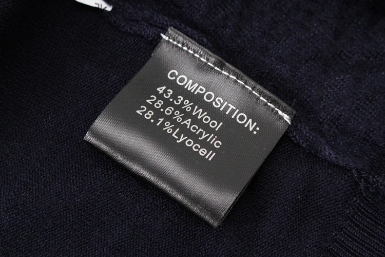 

wool Billionaire Sweater men's 2021 new business Long sleeve Button elasticity Gray high quality big size M-5XL England