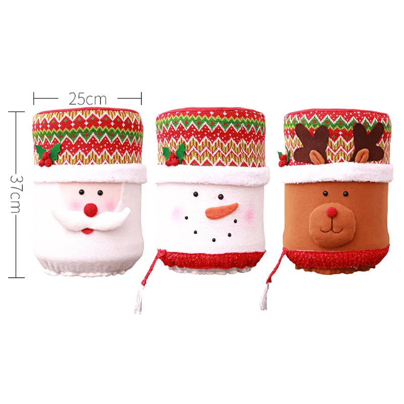 Рождество 5 галлонов воды диспенсер крышка бутылки Санта/Лось/Снеговик кухонное