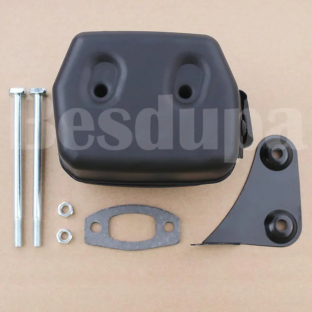 Набор крепежных болтов, гаек, прокладок и кронштейнов выхлопной системы для бензопилы Husqvarna 50 51 55 Rancher (501766605, 503218202, 537127901).