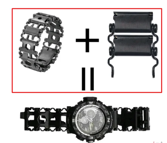 29 в 1 Мультитул браслет протектор из нержавеющей стали уличный болт привод набор