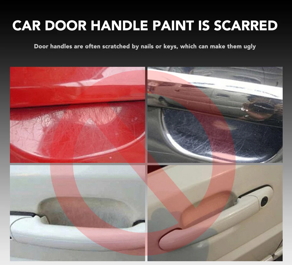 Universa автомобильные наклейки на дверные ручки из углеродного волокна для hyundai Creta