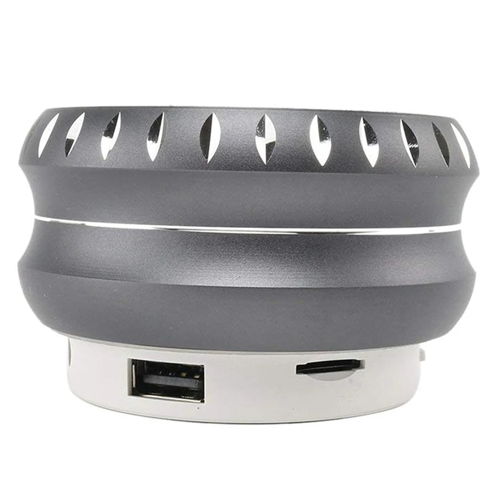 R12U Беспроводная Bluetooth колонка с тканевой поверхностью сабвуфера звукового оборудования FM-радио USB/TF-карта/аудиовход/голосовые вызовы.