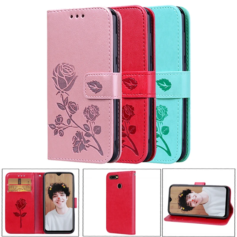 

For OPPO A16 2021 A55 5G K1 F11Pro F5 F9 A1K A3S A5S A11 R11s Plus AX5s Realme X Lite 3 Case Wallet Leather Flip Phone bag Cover