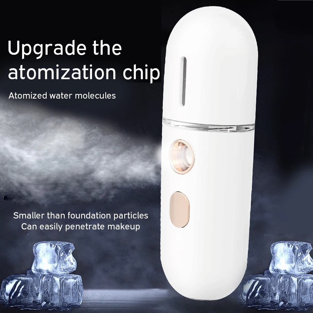 

Ultrasonic Skin Scrubber Peeling Shovel Deep Face Cleaning Machine Pore Cleaner Lift Beauty Machine+Nano Facial Steamer
