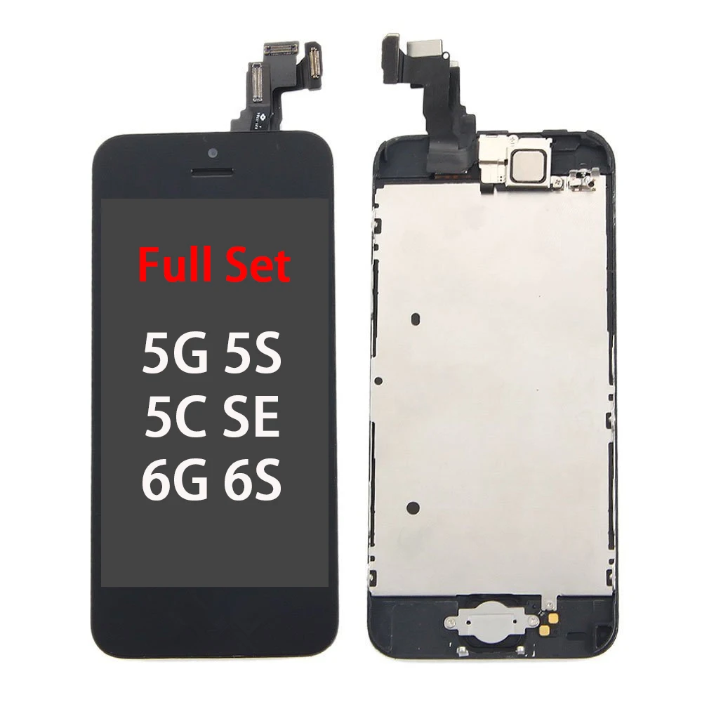 Полный комплект ЖК дисплея для iPhone 5 дисплей сенсорный экран дигитайзер в сборе