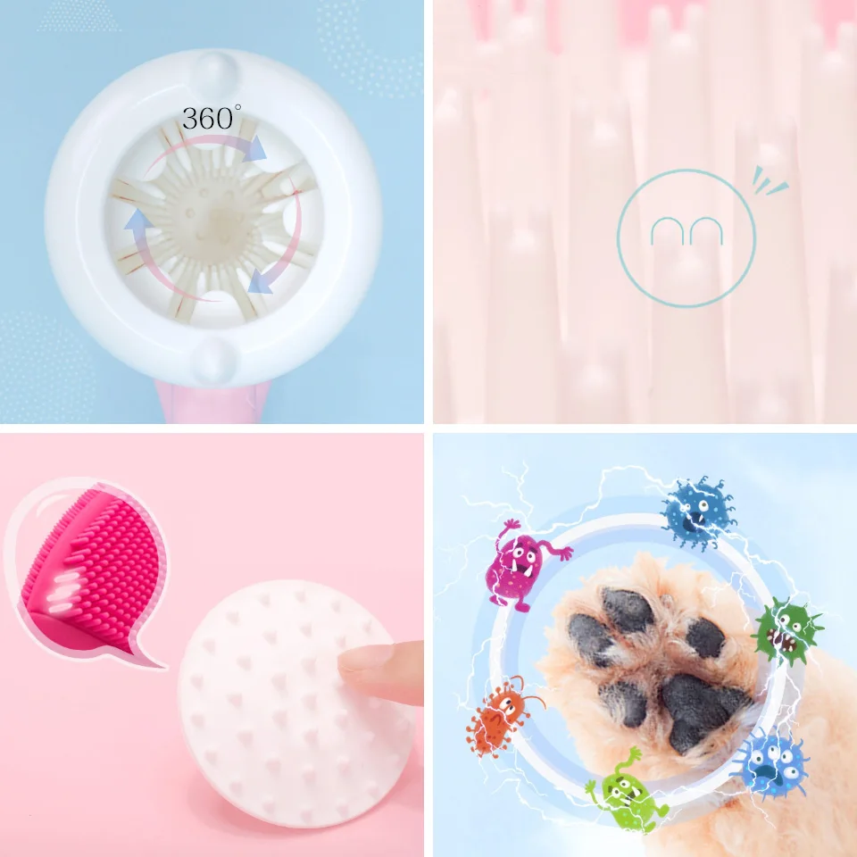 Портативная мойка лап для собак инструмент чистки домашних животных кошек