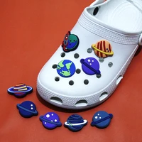novelty shoe charms accessories universe planet shoe buckle decoration for croc jibz kids party x mas gifts