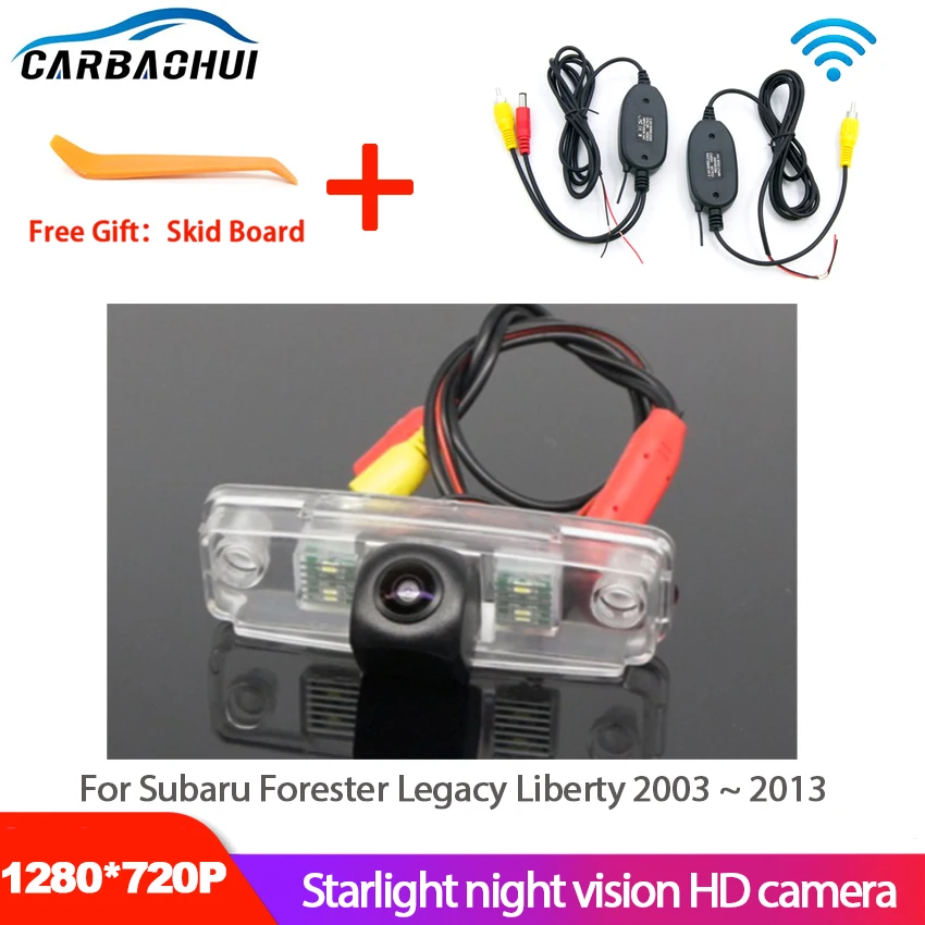 

Автомобильная CCD камера заднего вида ночного видения для парковки высокого качества RCA для Subaru Forester Legacy Liberty 2003 ~ 2011 2012 2013