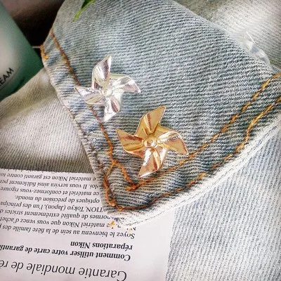 HZ 2019 новая Минималистичная Милая Золотая Серебряная детская мини-бумага Самолет