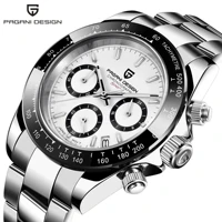 2021 new pagani design men sports quartz watch sapphire stainless steel 100m waterproof exercise chronograph mens reloj hombre