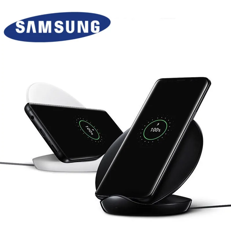 

Original Samsung Fast Wireless Charger Qi Pad For Galaxy S10 S9 S8 Plus S7 Note10 iPhone 8 Plus X/for Huawei Mate 20pro EP-N5100