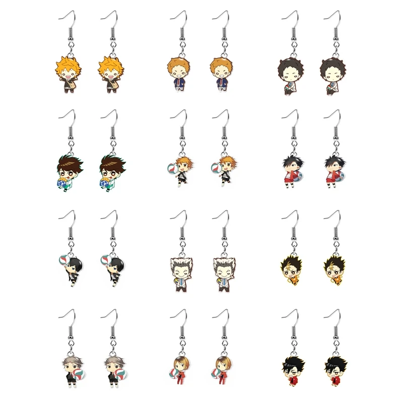 Серьги-гвоздики для мальчиков висячие украшения из акрила в эпоксидной смоле с