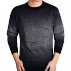 Кашемировый свитер, Мужская брендовая одежда, мужские свитера с принтом, Повседневная рубашка, Осенний шерстяной пуловер для мужчин, круглый вырез, пуловер, Homme, топ, J872