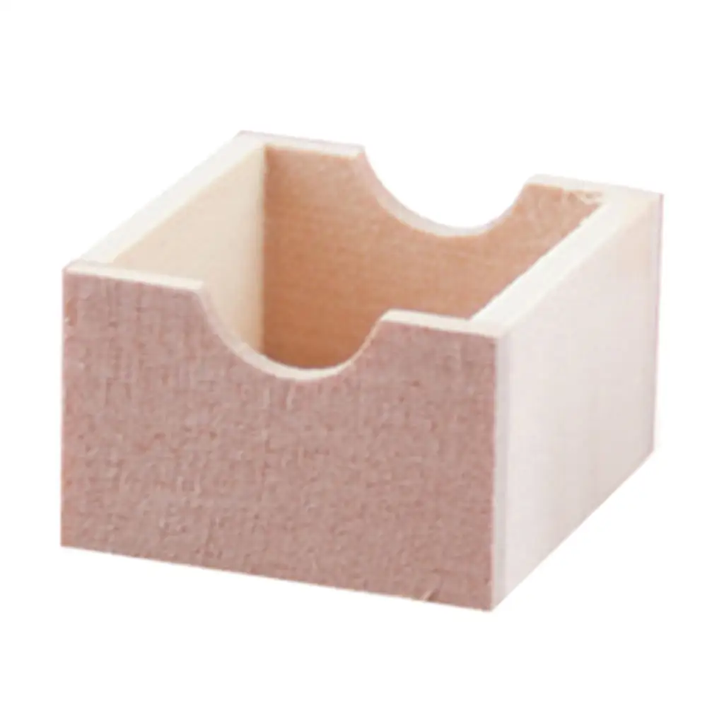 

1:12 миниатюрный деревянный ящик для хранения, коробка для заказа, кукольная мебель