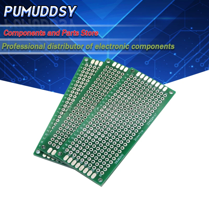 5 шт. 3x7 см 3*7 двухсторонний Прототип PCB diy универсальная печатная