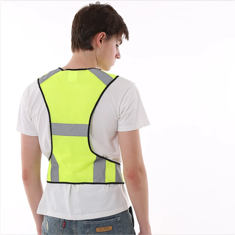 

Unisex Reflective Safety Clothing Adjustable Waist High Visibility Reflective Vest Working Night Running Sports Outdoor Clothes