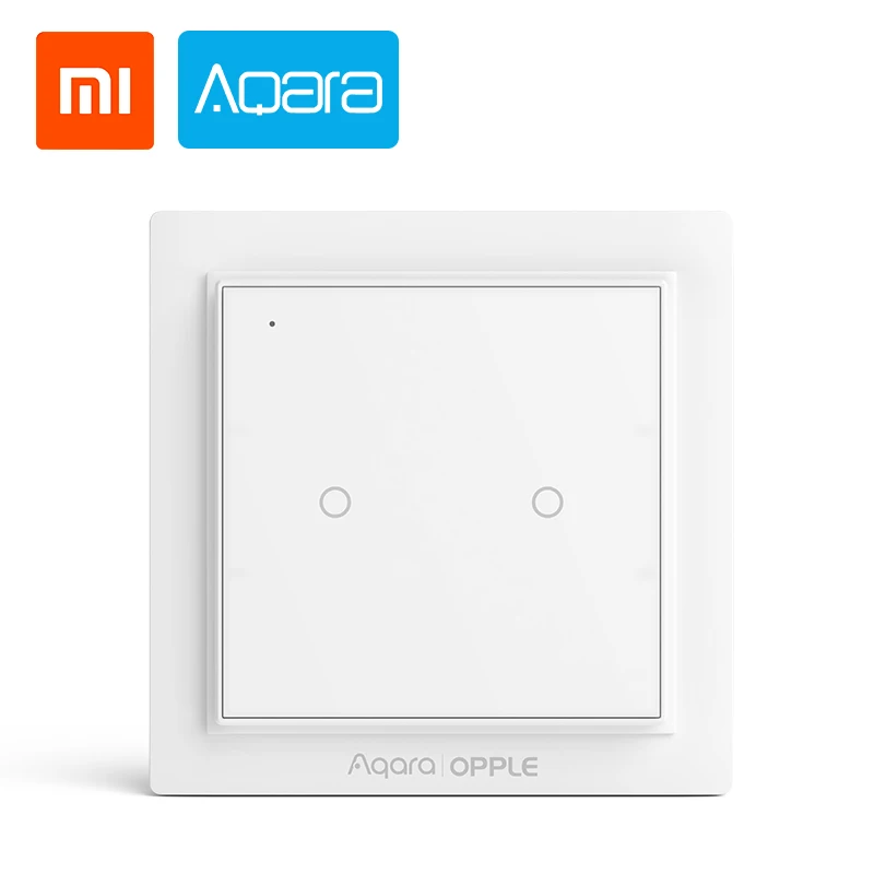 Xiaomi oppple Aqara Zigbee 3,0 беспроводной переключатель сцены умный пульт дистанционного управления приложение интеллектуальное приложение для дома 2 комплекта Новинка