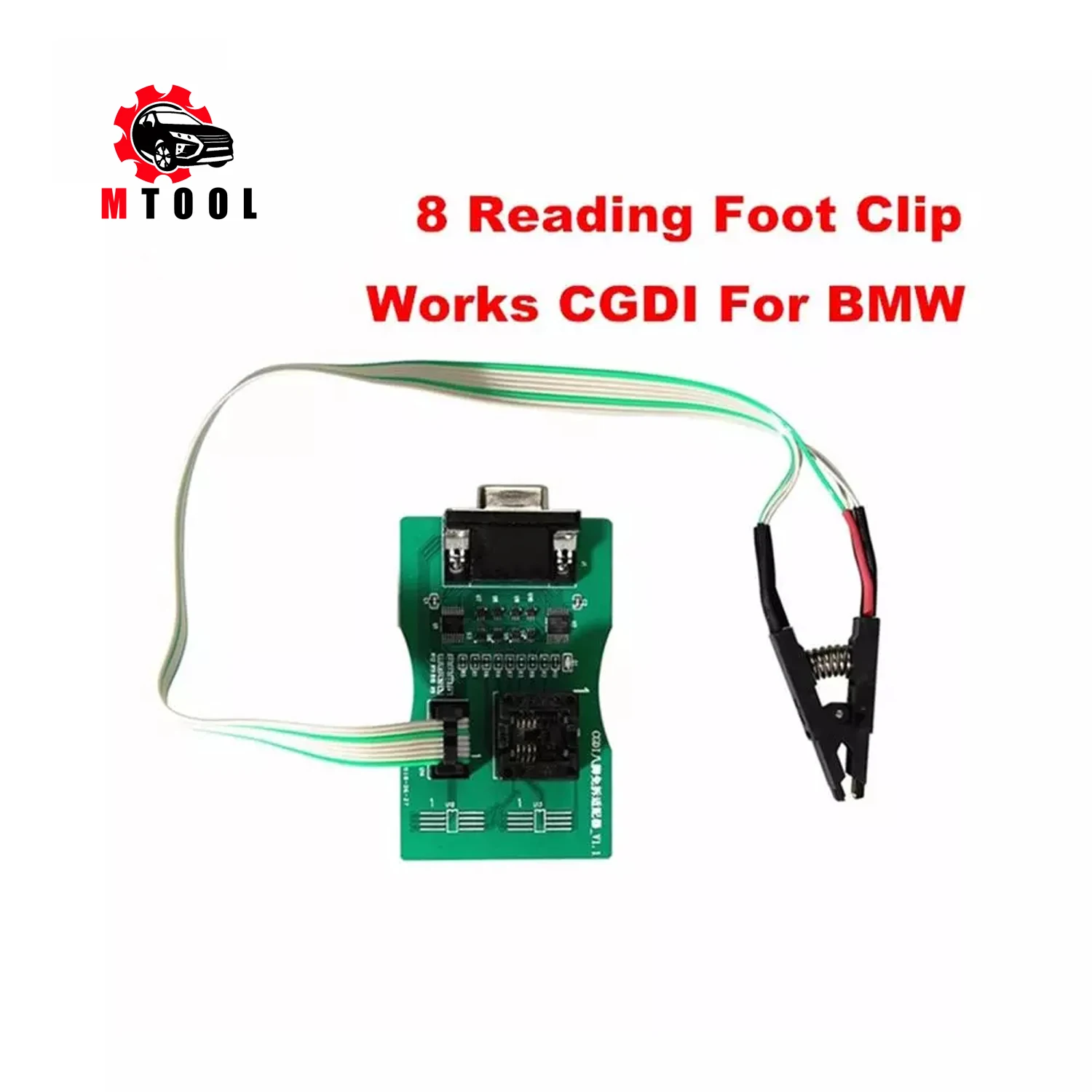 

Чтение 8-контактного адаптера с освобождением Фем/BDC чтение 8-контактного флуоресцентного освещения для BMW и XPROG 5,60/5,70/5,74/5,84/USB-программатора ...