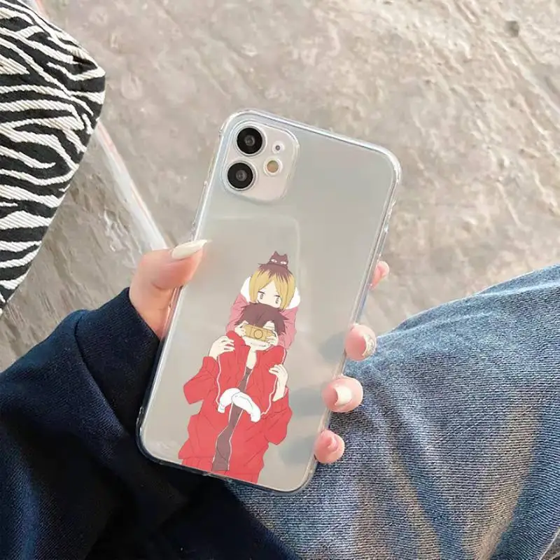 

Kenma Kozume of Haikyuu Phone Case Transparent for Clear iPhone case 11 12 mini pro XS MAX 8 7 6 6S Plus X 5S SE 2020 XR