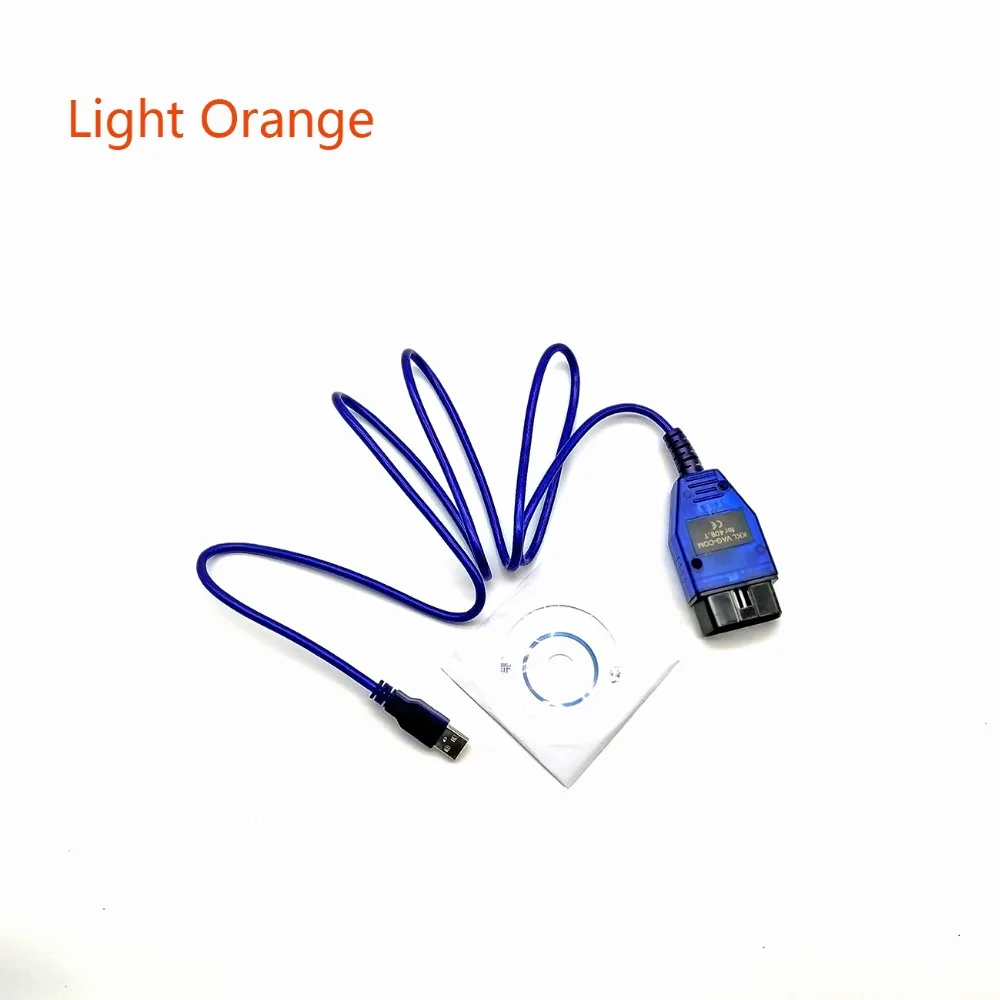CH340 USB кабель KKL VAG-COM 409,1 OBD2 OBDII диагностический сканер для VW Audi Seat Skoda