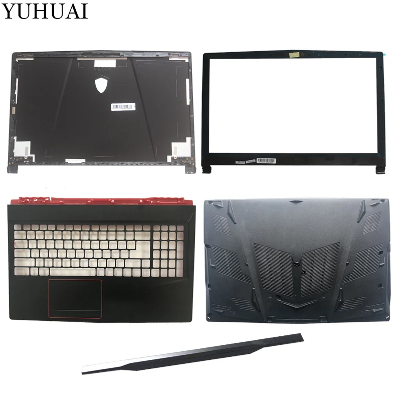 Для MSI GE63 GE63VR lcd верхний чехол/lcd ободок крышка/Упор для рук крышка/нижний чехол/петли крышка