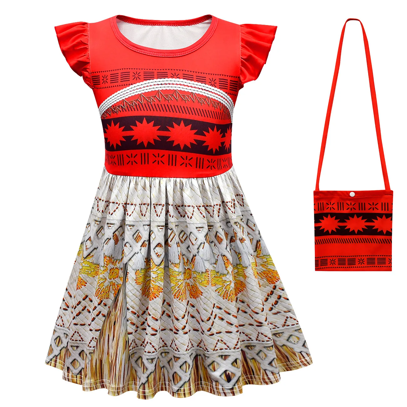 Косплей-костюм Моана для девочек детское платье принцессы одежда Хэллоуина