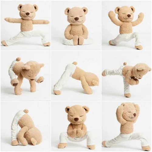 

Yoga Bear Boy Variable Modeling Plush Toys Cartoon Stuffed Doll Pelucia Baby Infant for Children Birthday Xmas Gift ZPT