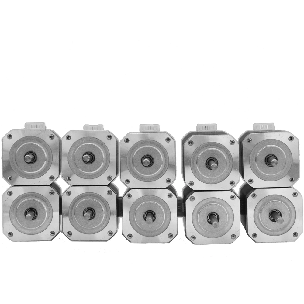 

10PCS 3D print stepper motor kits 17hs4401 1.5A 40kgcm