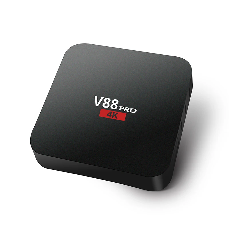 2019 V88 PRO 4K смарт-приставка Android 7 1 четырехъядерный умный медиаплеер wifi 100M LAN tv BOX HD