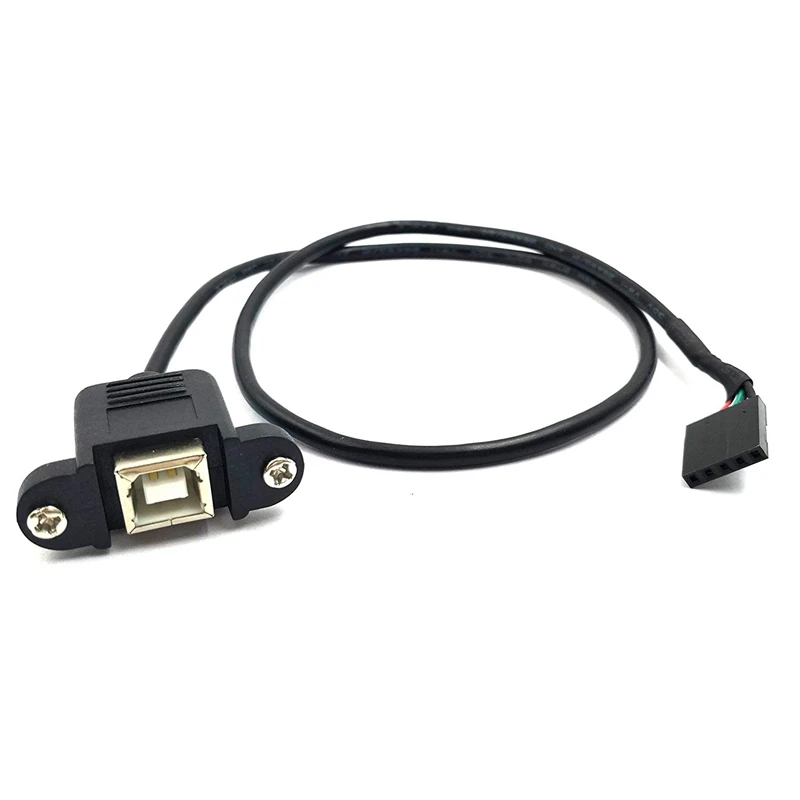 50 см 5 Pin Материнская плата женский заголовок к USB Type B Женский адаптер Дюпон